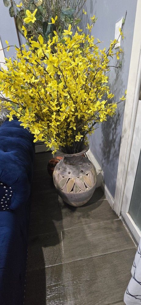 pot with flowers