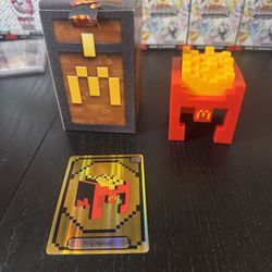 Mcdonald’s Minecraft Toy - Fry Helmet (Unused code)