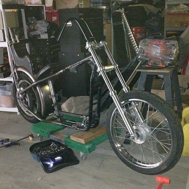 Evo sportster hardtail rigid chopper rolling chassis for Sale in