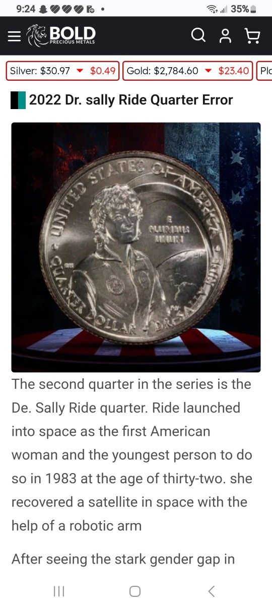2022 D Quarter Ghost Tail