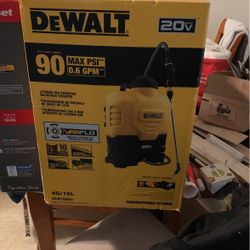 DeWalt 20vMAX Lithium Ion Powered Backpack Sprayer
