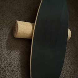 Costway Wooden Balance Board Trainer Wobble Roller for Exercise Sports Training Equipment