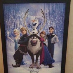 Cuadro Grande De Frozen En Muy Buenas Condiciones $40