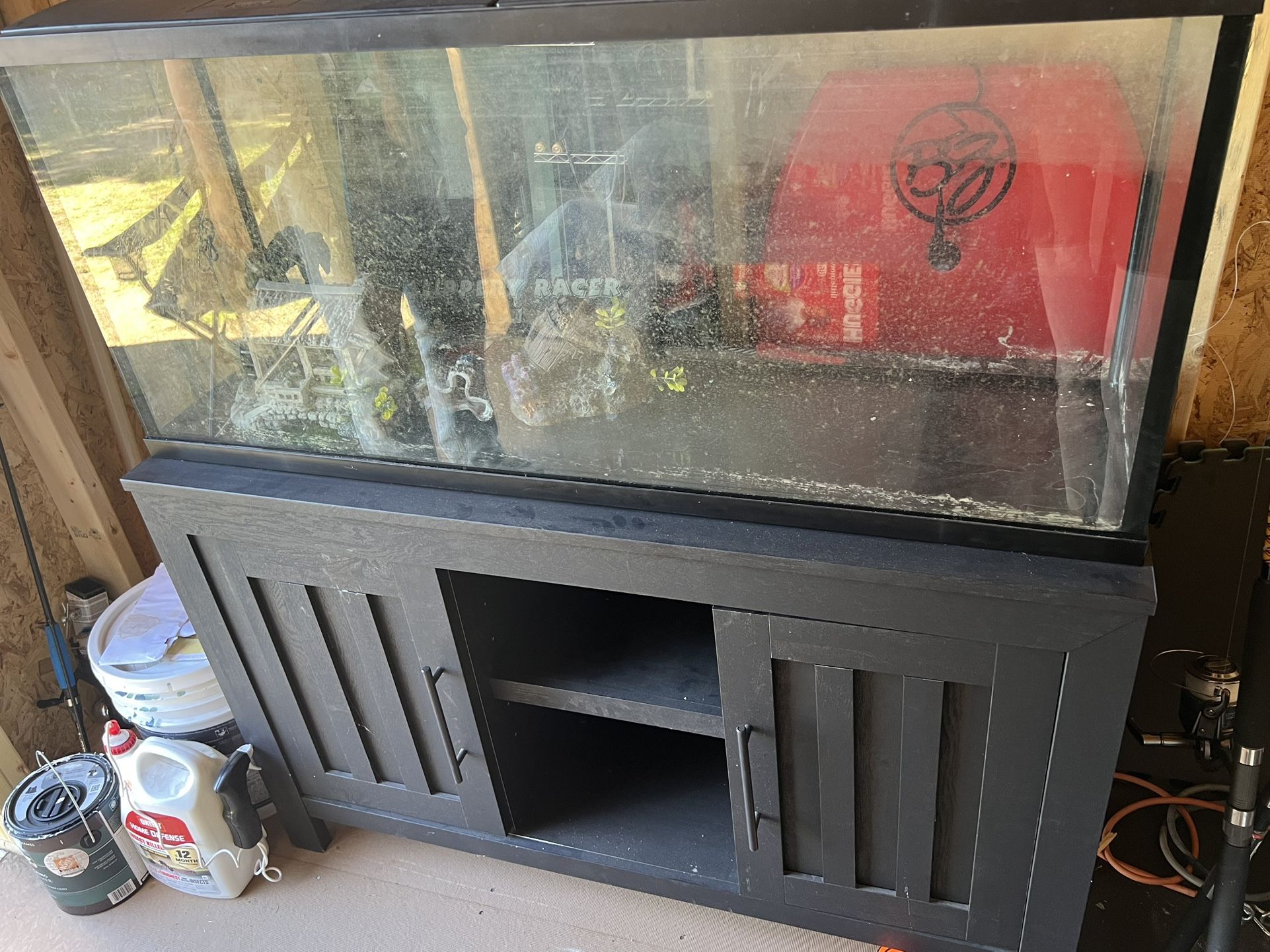 75 Gallon Fish Tank With Aquarium Stand And Filter