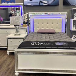 New 4pc Bedroom Set In Box 📦 Buy Now Pay Later $39 Down No Credit Needed 