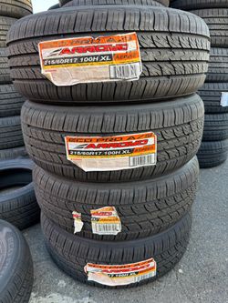 ✅ vendo set de llantas 215/60r17 arroyo tire nuevas con 50,000 millas de garantía