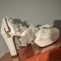 White heels