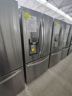 $1450(MSRP$3099) (LIMITED TIME OFFER FREE DELIVERY Within 20 Miles) LG French 3 Door Refrigerator