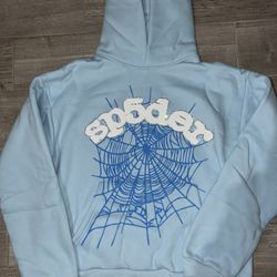 Sky Blue Sp5der Hoodie