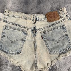 Levi Cut Off Shorts Size 14 Juniors 