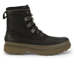 Sorel Waterproof Leather Combat Boot Size 12 Black 