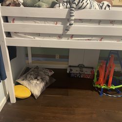 Kids Loft Bed Twin Size 