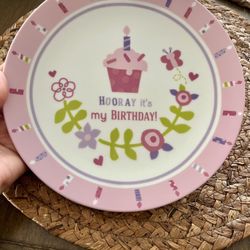 Birthday Cake Plate 