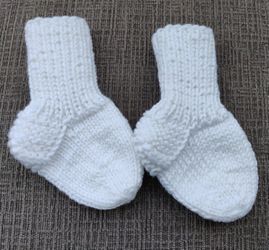 Newborn baby socks, one pair $5