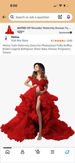 Maternity Photoshoot Dress