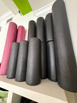 Foam Rollers Set Mixed Sizes and Colors