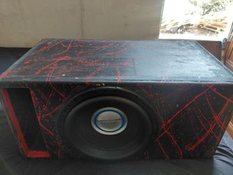 12 inch speaker with box
