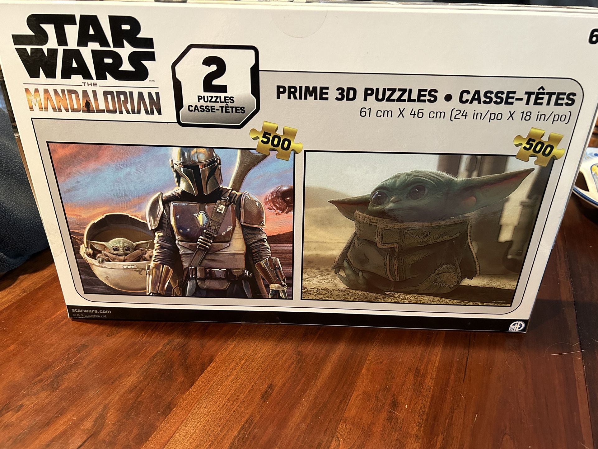 Star Wars Mandalorian Prime 3-D Puzzles X 2