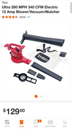 Toro Ultra Blower Vac