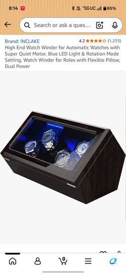 Watch Winder Display Case