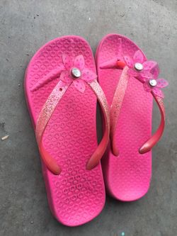 Girls flip flops size 12
