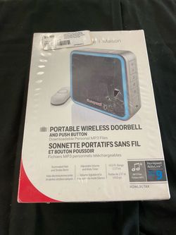 Portable wireless doorbell