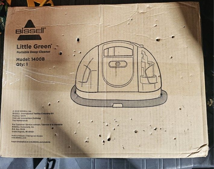 New Bissell Little Green Portable Carpet Cleaner