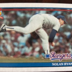 Nolan Ryan Topps 1991 #1 Card