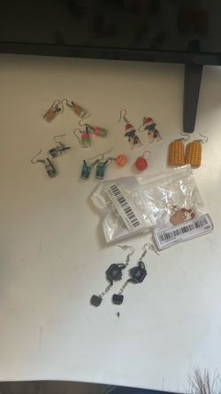 Funky earrings