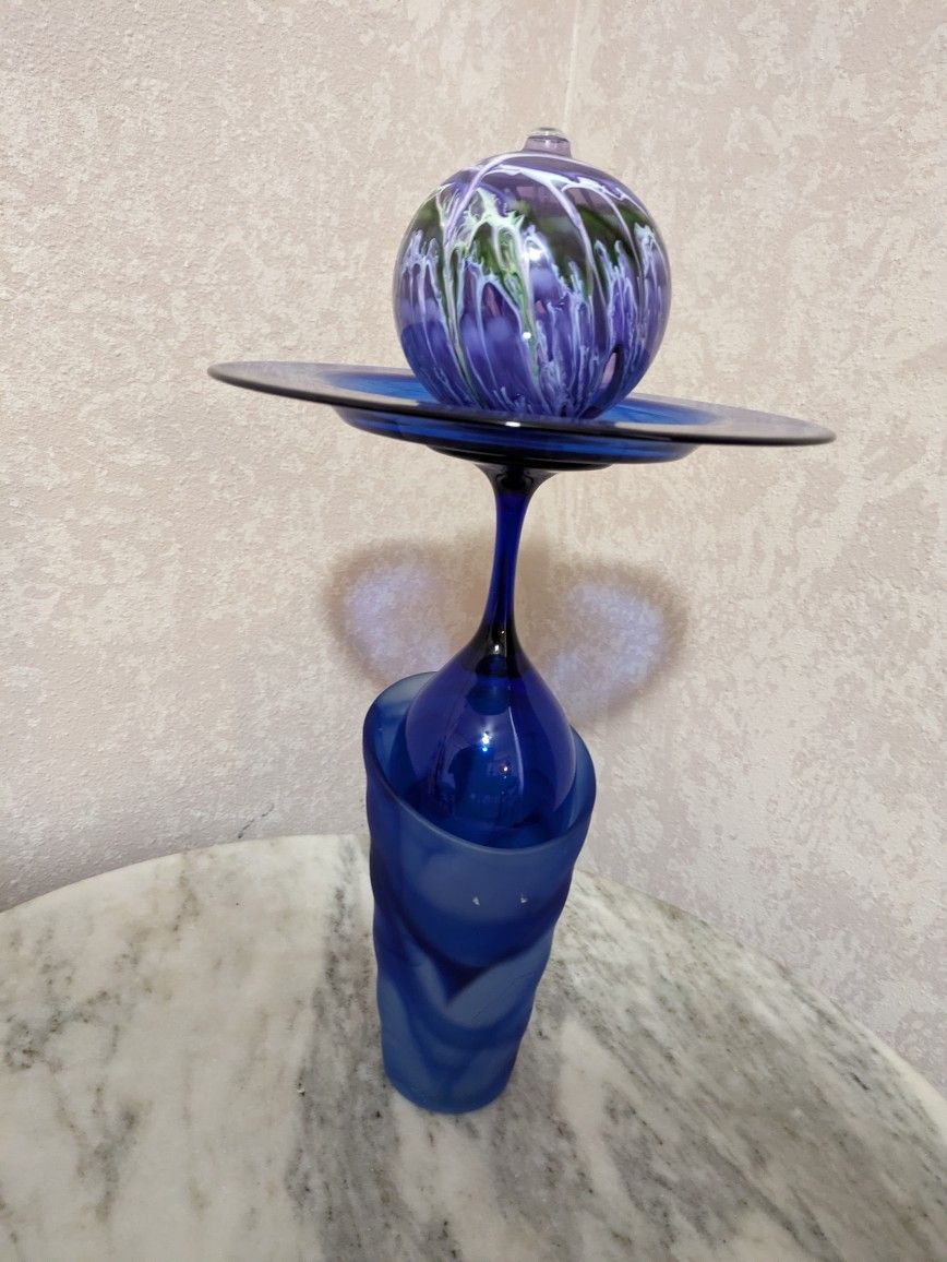 Glass Plant Stand $75