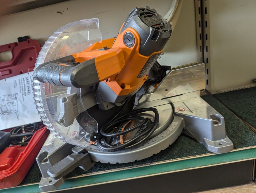 Ridgid R4113 15 Amp 10" Corded Dual Bevel Miter Saw