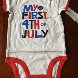 July 4th Baby Onesie -12 Month