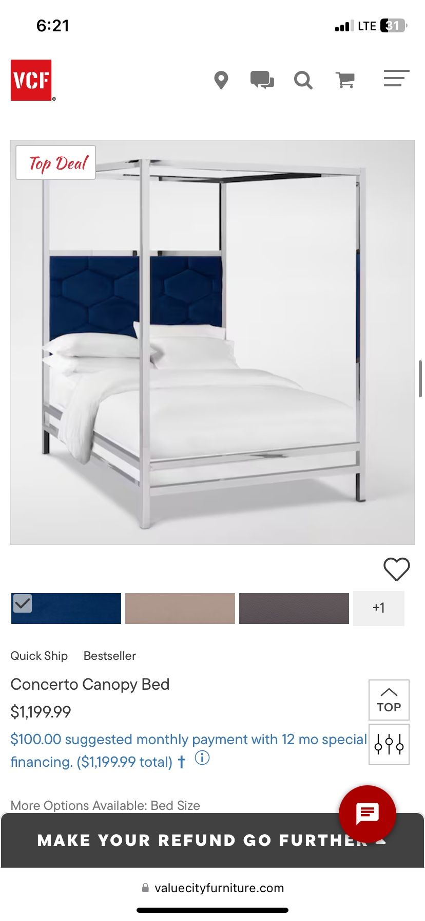 King size Canopy Bed