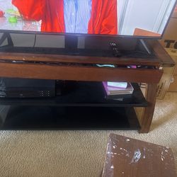 Wood TV Stand