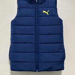 PUMA Boys Puffer Vest Size 10/12 Youth 