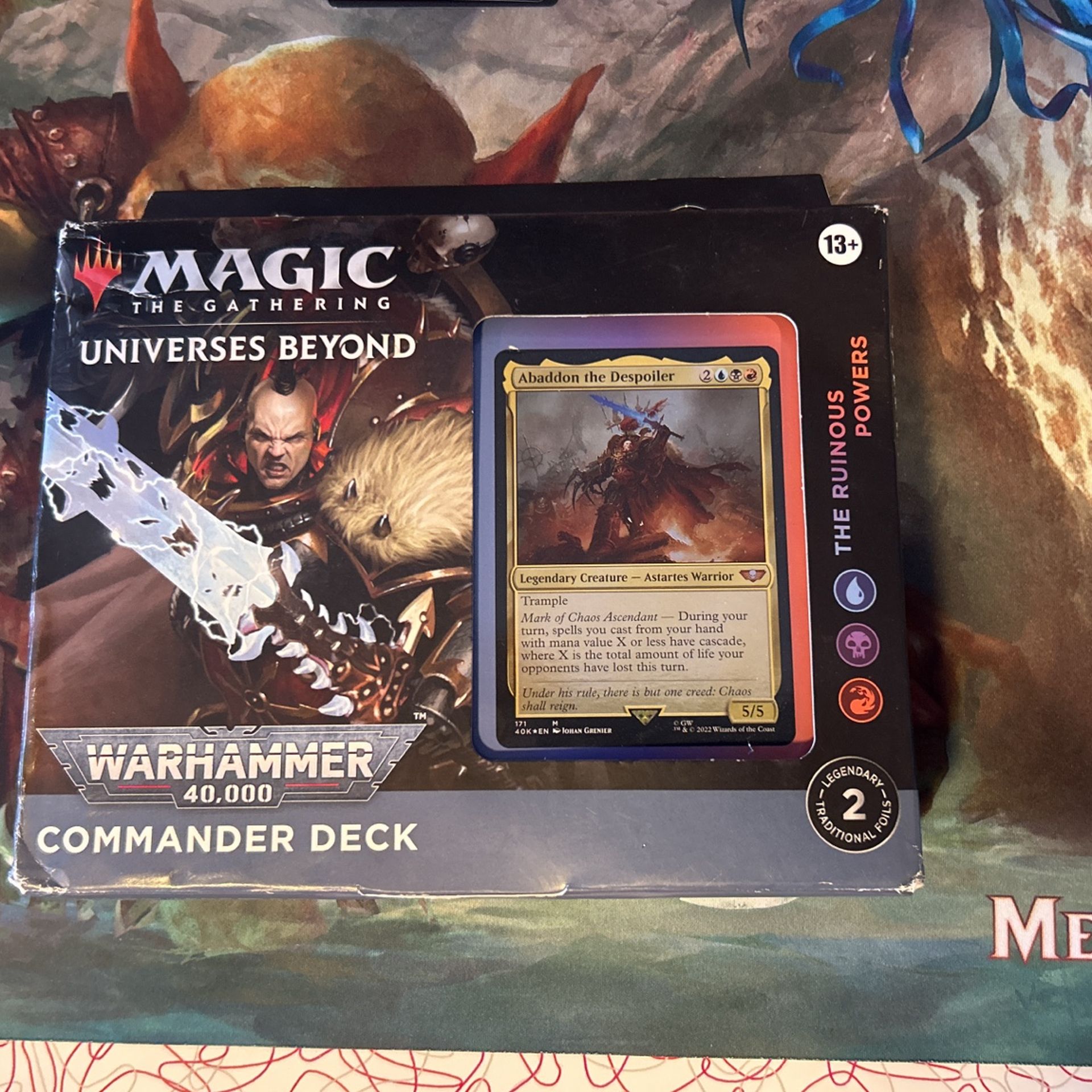 MTG Universes Beyond Warhammer 40k Commander Deck - The Ruinous Powers