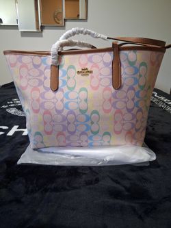Rainbow tote