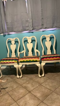 Three dinning room chairs
