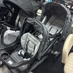 Baby Trend Sit N' Stand® Double 2.0 Stroller, Dash Grey