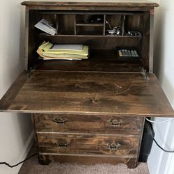 Wooden Fold Out Desk