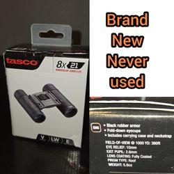 TASCO Essentials 8x21 roof prism binoculars