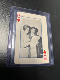 1966 Green Hornet Playing Cards Bruce Lee - 5 Of Heart