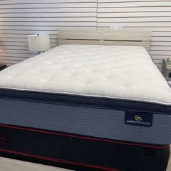 QUEEN SIZE PERFECT SLEEPER PILLOW TOP 