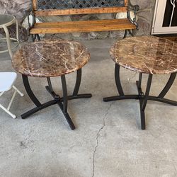 Side  Round  Tables Metal   Base  G Quality $20 Each