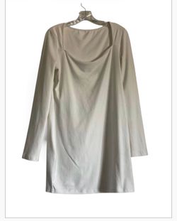 White stretchy dress large