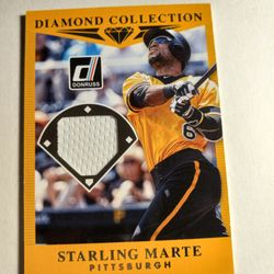 Starling Marte 2017 Diamond Collection Jersey Card