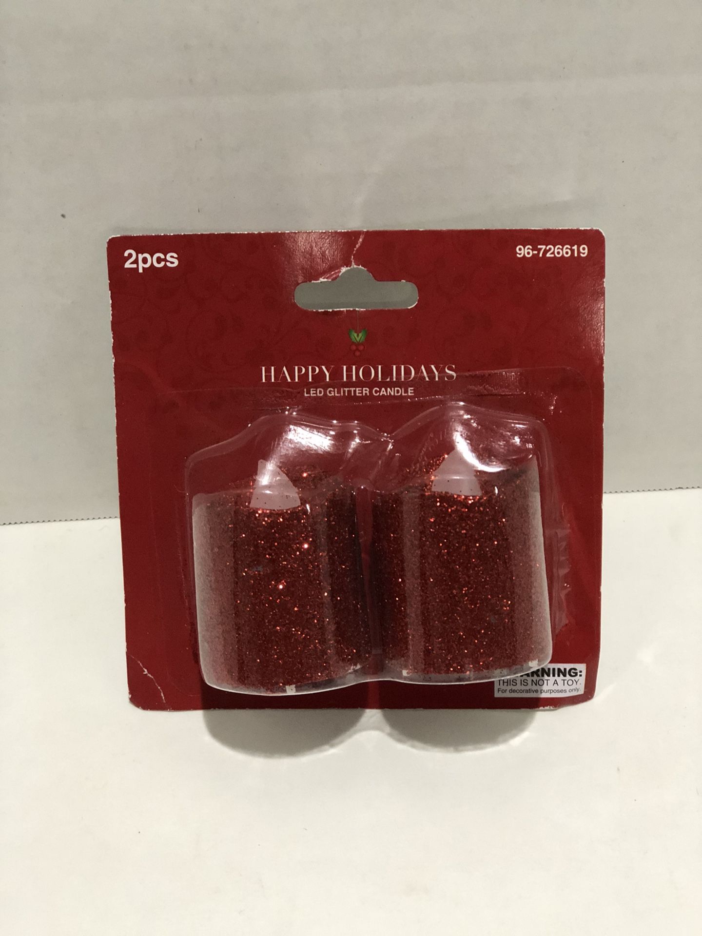 LED Glitter Candles