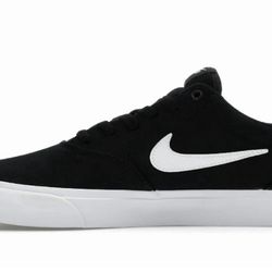 Nike Men's SB Charge Canvas Black Skateboarding Shoes, from StockX