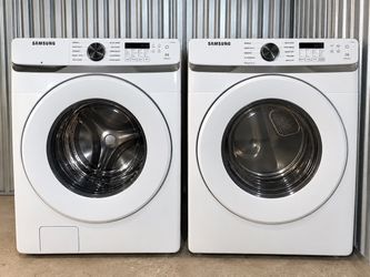 Samsung Front Load Washer & Electric Dryer Set
