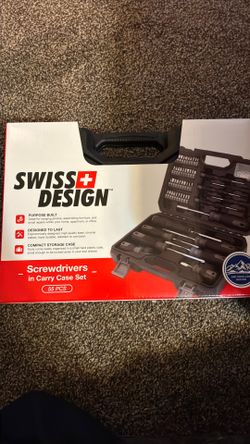 Swiss Design Screwdrivers Carry Case Set 55 piece